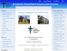 Tablet Screenshot of chesterfieldurc.org.uk